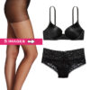 Lovely Value Pack Of Pantyhose & Pushup Bra Set