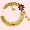 Classic Gold Plated Round Nath from Uttarakhand