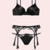 Very Sexy Value Pack Of Garter Belt & Bra Set