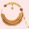 Luxe Gold-Plated Bridal Nath with Chic Chain Design