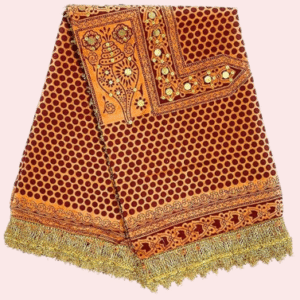 Fashion & Heritage Women’s Solid Cotton Pichora – Elegant Dupatta