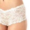 Sexy White Floral Lace Boyleg Panty