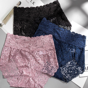 Women's  Beautiful Lace Panties Pack (of 3)